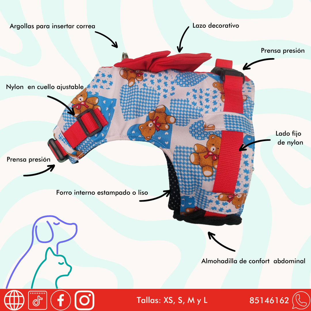 Pechera Unisex estilo mezclilla - Image 4
